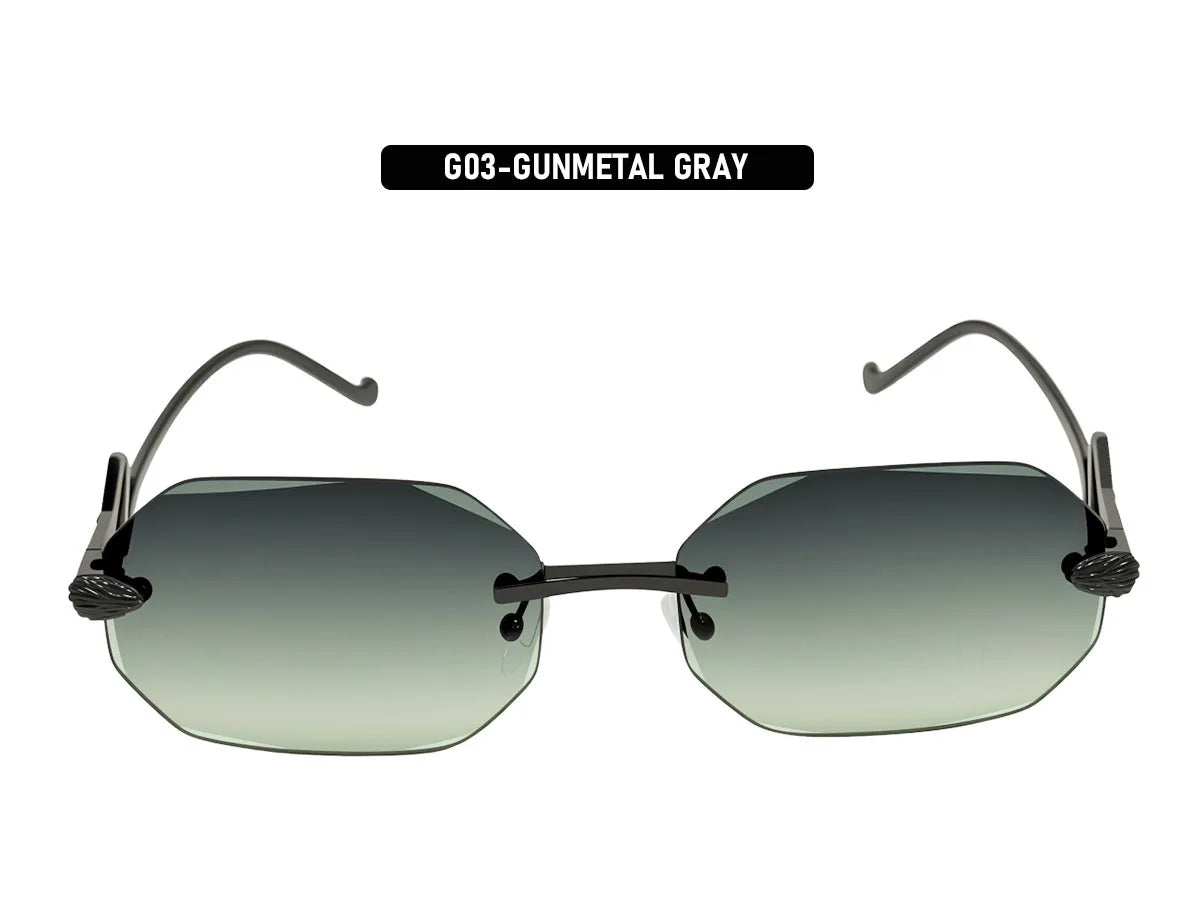 Fashion Rimless Sunglasses Women 2026 Oval Glasses Luxury UV400 Protection Dropshipping Lentes De Sol Mujer Lunette Soleil Femme
