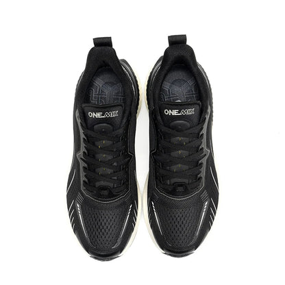 Cushioning Running Shoes For Men Suitable Heavy Runners Lace Up Sports Women Non-slip Outdoor Athletic Male Sneakers
