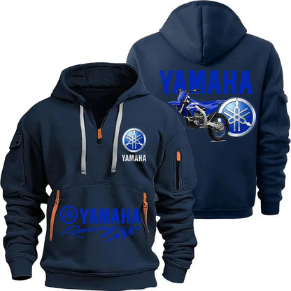 FZ150F Logo Motorcycle Racing Team Men's Half Zipper Hoodie Spring Men's Sportswear Fashion Sports Men's Hoodie
