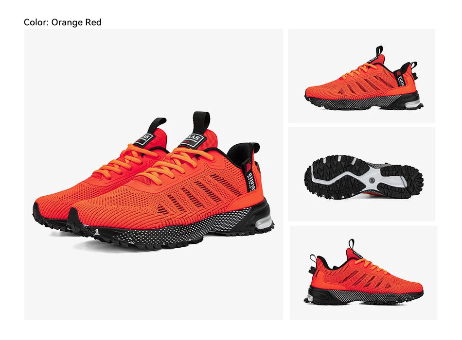 Men Sneakers Outdoor Casual Lightweight Breathable Tennis Shoes Male Fashion Designer Mesh Professional Running Shoes