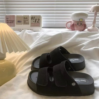 Boys Girls Summer Slippers Fashion Anti-slip Outdoor Beach Sandals 2026 New Soft Sole PU Slides Unisex House Bath Shoes