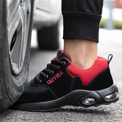 35-50 Air Cushion Working Shoes For Men Anti-Smashing Steel Toe Puncture Proof Construction Safety Shoes Sneakers Male Footwear