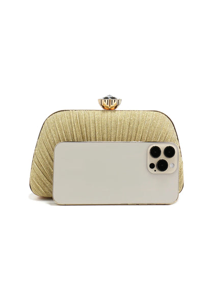 Ruched Fashion Lady Clutch Bags Decorated Fashion Sequin Luxury Evening Bags Rhinestones Metal Chain Handbags Banquet Glamorous
