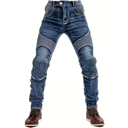 Men's new 2025 four season slim fit fashionable trend daily versatile jeans