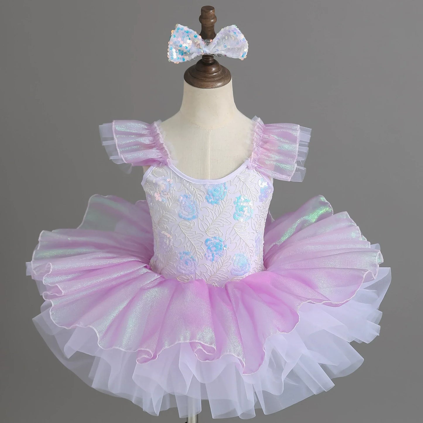 Children's Day Dance Dress Girl Ballet Princess Summer Dresses Girls Ballet Sequins Outfit Kids Clothes Vestidos Birthday Gift