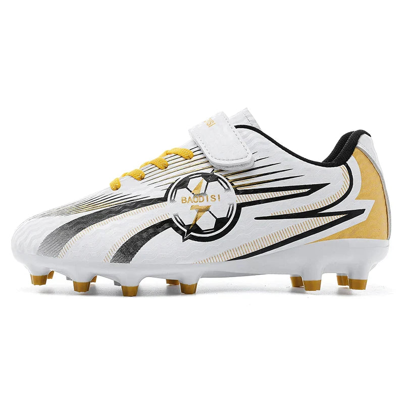 Kids Football Shoes Turf Soccer Cleats Non Slip Lightweight Training Sneakers Indoor Outdoor Futsal Boots Breathable Boys Girls