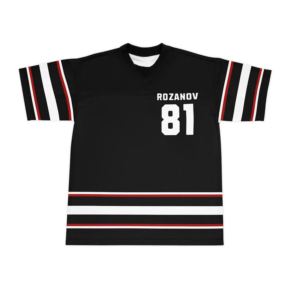 Llya Rozanov 81Bos Raiders Tee TV Heated Rivalry Graphic 3D Print T-shirt Short Sleeve Cotton Male Tshirts Unisex Streetwear Top