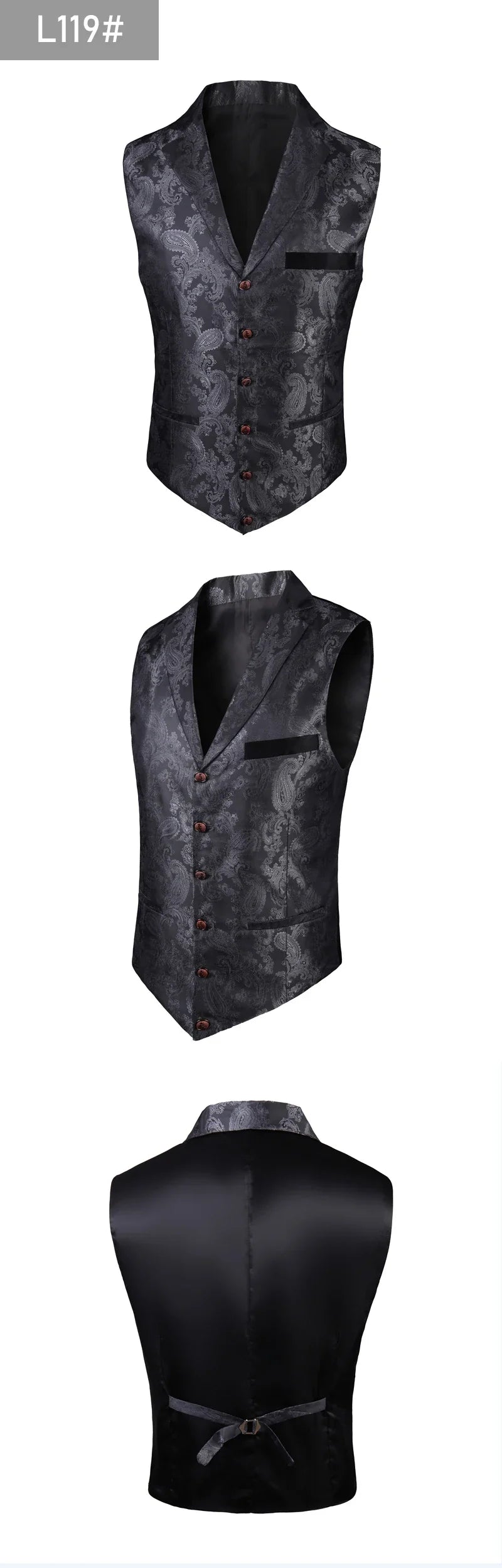 2025 New High-end Suit Collar Jacquard White Vest for Men, Black Sleeveless Waistcoat,navy Blue Billiards Uniform,magician Vests