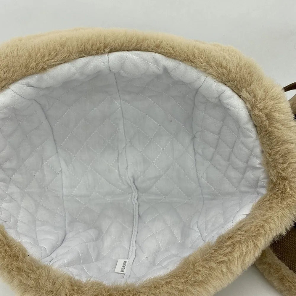 Trendy Faux Fur Winter Hat Thick Warm Faux Fur Hat Lamb Wool Bomber Hat Winter Season for Men and Women