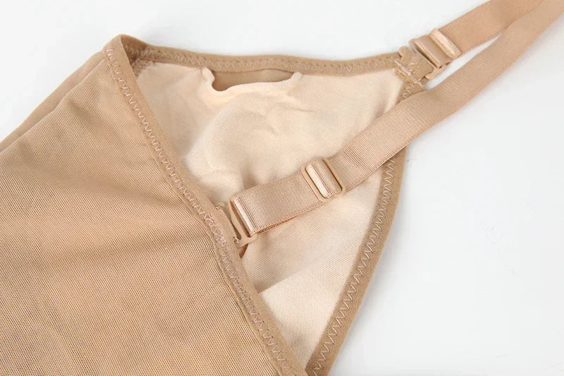 Women Built in bra Shapewear Camisole Tummy Control Body Shaper Slimming Underwear Compression Corset Bustier Tank Tops