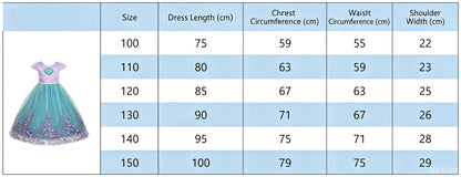 Kids Princess Dress Variety Set for Girl Cosplay Halloween Birthday Party Costume Gown 2-8Y Vestido Girls Birthday Gifts