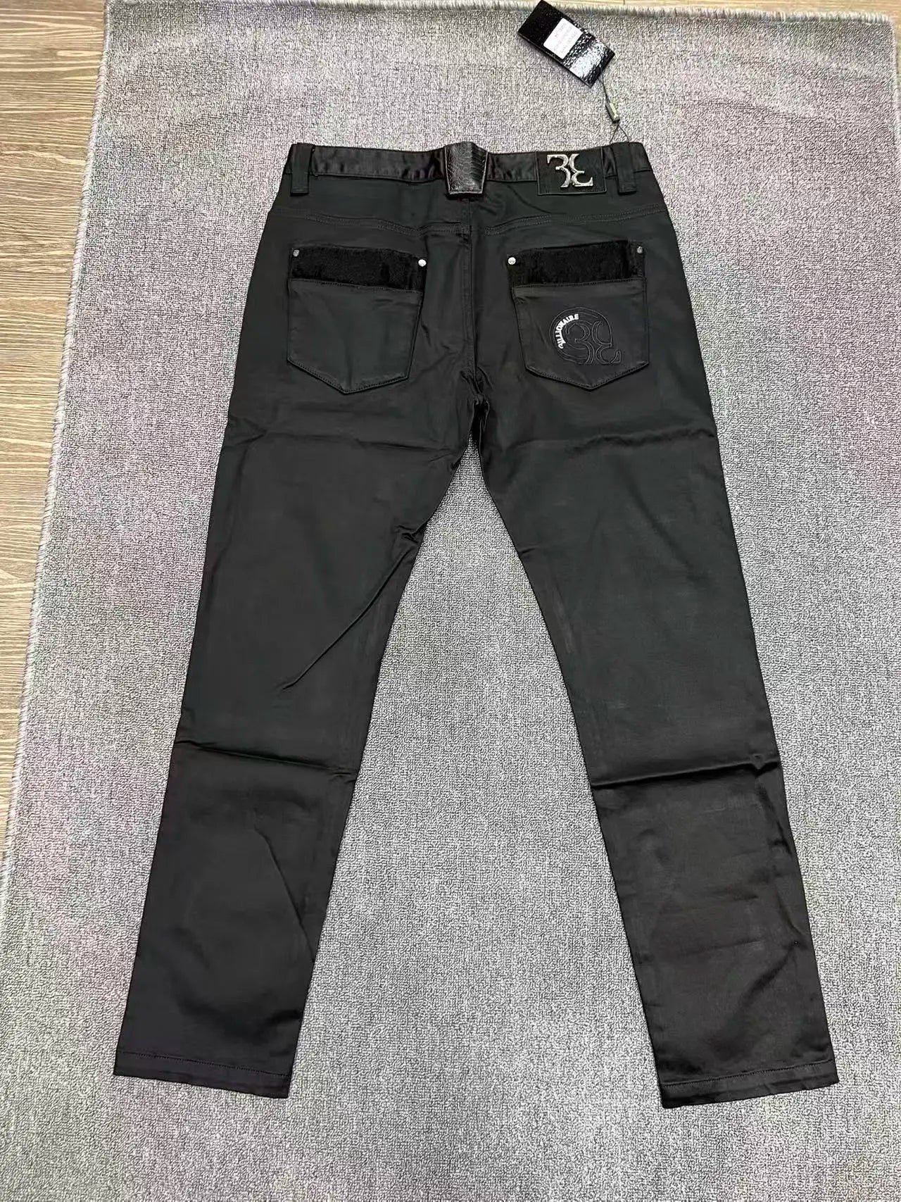 Jeans Men 2026 Spring Summer new fashion Embroidery comfortable elasticity outdoors Big size 34-42 Pants