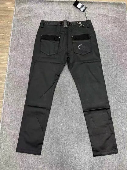 Jeans Men 2026 Spring Summer new fashion Embroidery comfortable elasticity outdoors Big size 34-42 Pants