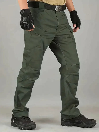 Men's Outdoor Tactical Pants Men Clothing Multi Pocket Outdoor Hunting Clothes Hiking Sweatpants Water-repellent, Wear-resistant