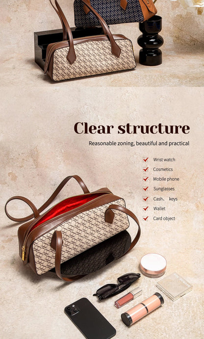 Designer Geometric Leather Totes Luxurious Bags in  Artistic Patterns Leather Ergonomic Straps Combine Modern Versatility