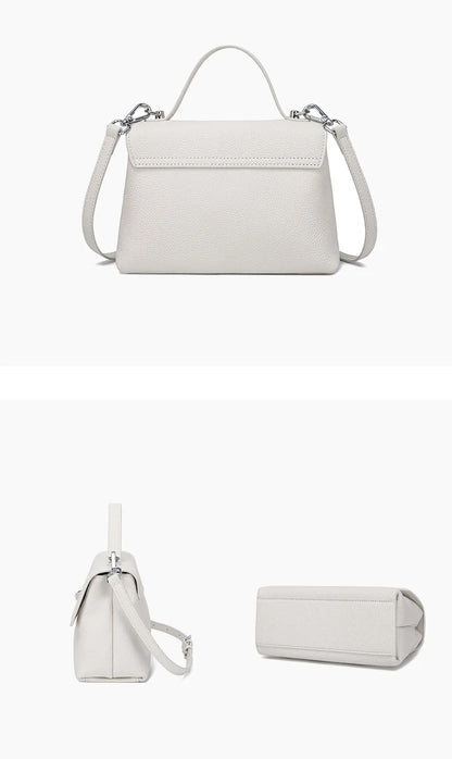 Luxury handbags female crossbody bags small square shoulder bag new fashion 2025 genuine cowhide leather satchel