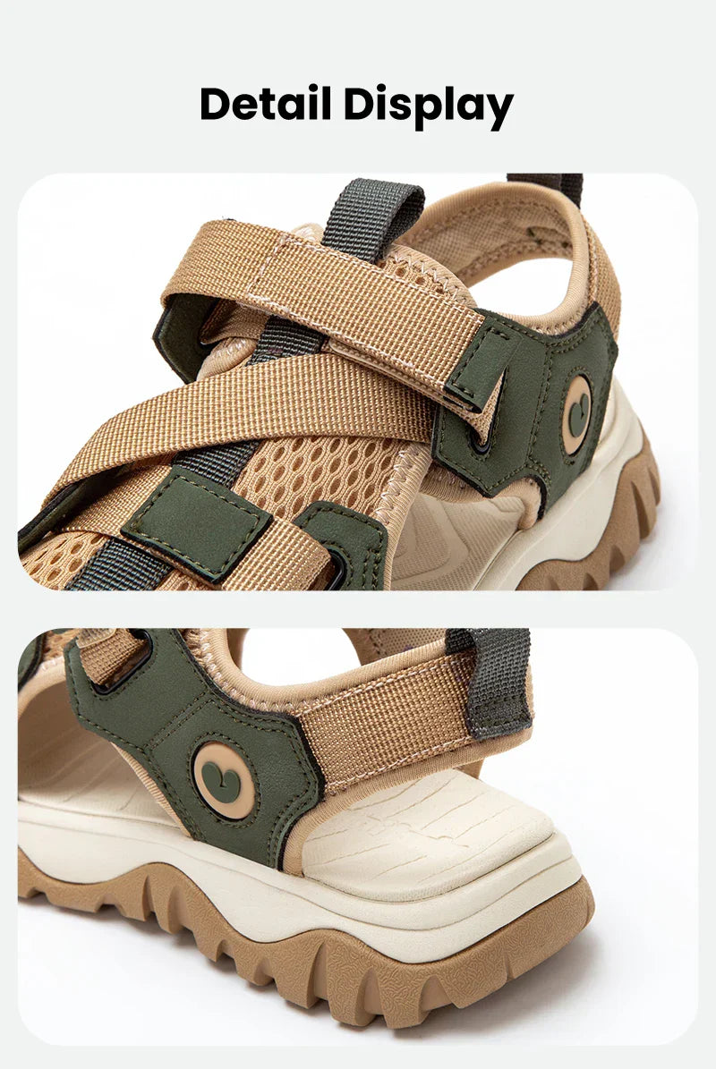 Water Shoes Boys and Girls Mesh Non-Slip Anti-Fall Lightweight Cushioned Sports Sandals Summer for Outdoor Play