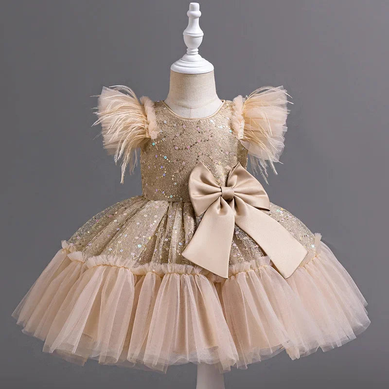Fashion Girls Dresses for Party and Wedding Sleeveless Kids Birthday Party Princess Dresses Summer Girl Evening Gown 1-9 Years