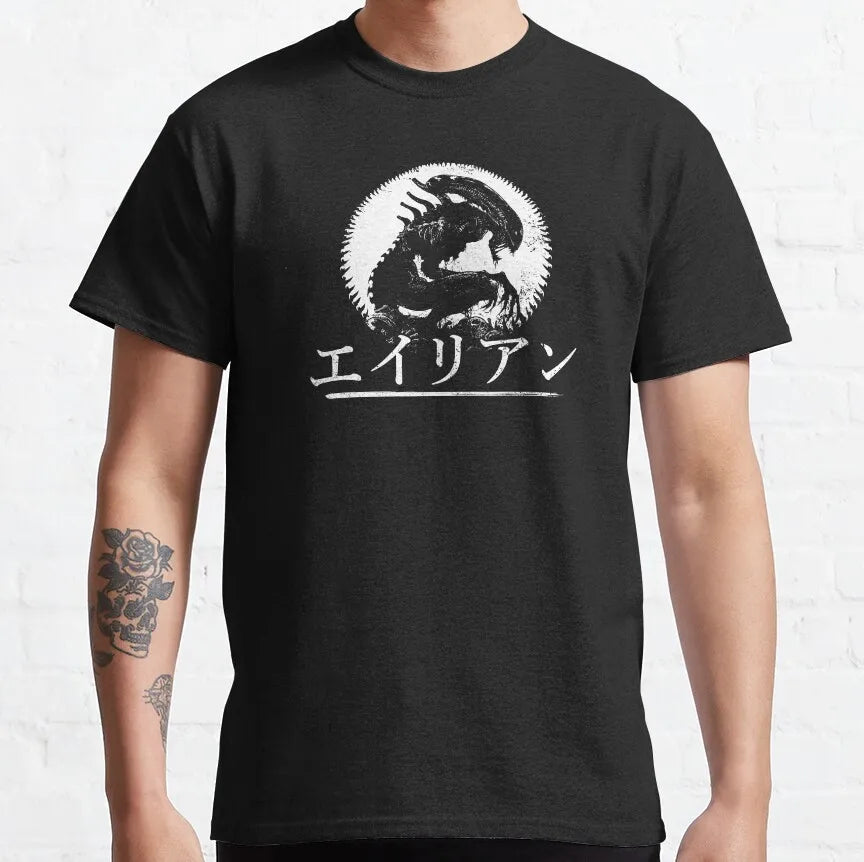 Alien Ellen Ripley 80s Science Fiction Retro Movie Weyland Xenomorph Yutani Prometheus T Shirt 100% Cotton Tees Tops Graphic