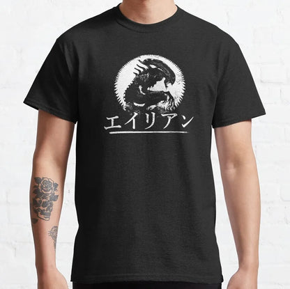 Alien Ellen Ripley 80s Science Fiction Retro Movie Weyland Xenomorph Yutani Prometheus T Shirt 100% Cotton Tees Tops Graphic