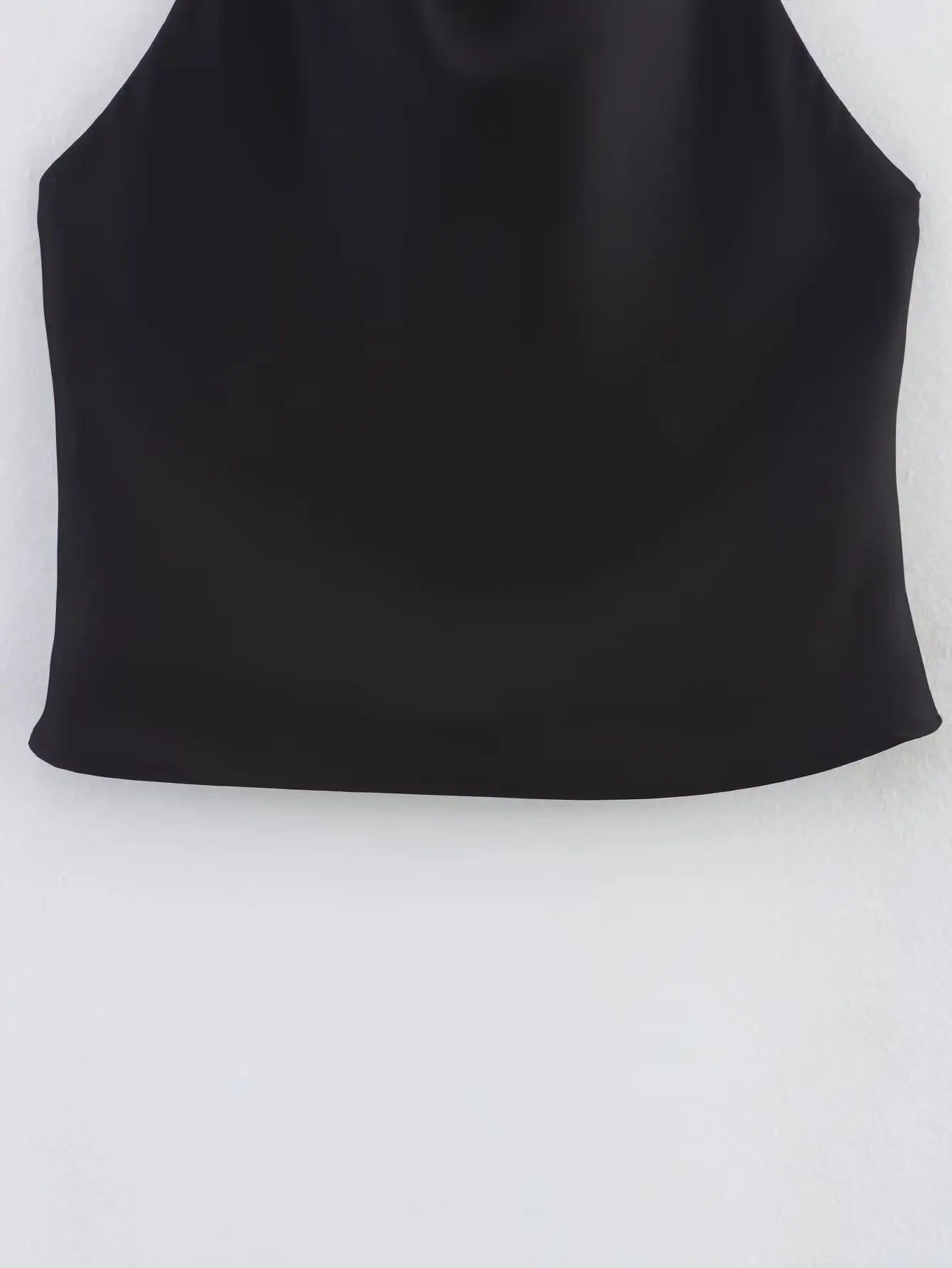 Spring Elegant Women Satin Halter Tops 2026 Summer Backless Off Shoulder Corset Vest Female Fashion Slim Crop Tank Top