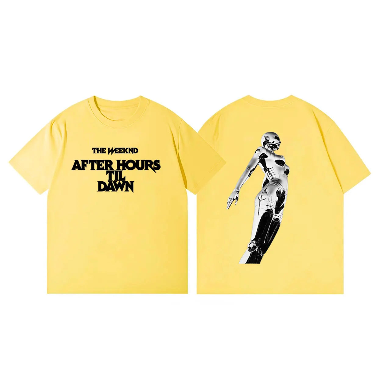 The Weeknd After Hours Til Dawn Tour 2026 Graphic T Shirts Harajuku Hip Hop Short Sleeve T-shirt Unisex Fashion Casual T-shirts