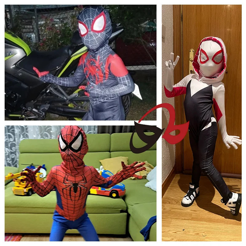 Unisex Halloween Superhero Animal Cosplay Costumes Breathable Safe Material Kids Party Dress-Up Outfits for Boys Girls Toddlers