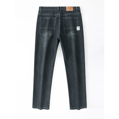 2026 New Y2K  Autumn and Winter Baggy  Jeans Men's  Loose Straight Wide-leg Business Trousers Mens Clothing