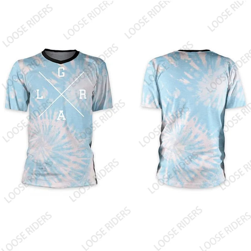 Mountain Bike Loose Rider Jersey Men's MTB Jersey Road Racing Bike Riding Shirt DH Motorcycle Clothing