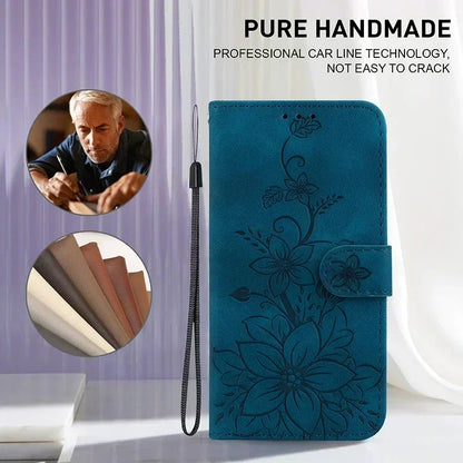 Leather Phone Case For iphone 15 14 13 12 11 Pro Max XS XR 7 6 6 6s Plus SE SE3 se4 2024 Wallet Lanyard Cover