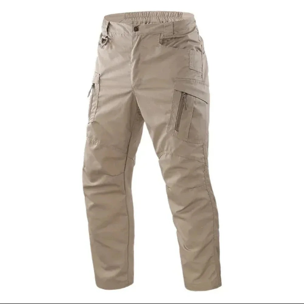 Asian Size Men Cargo Pants Trousers Multi-pocket Waterproof Wear-resistant Casual Training Overalls Clothing Comfortable Breatha