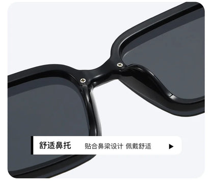 2026 New Luxury Square Sunglasses for Women Sun Glasses Oversized Frame UV400 Protection Trendy Shades for Driving Daily Wear