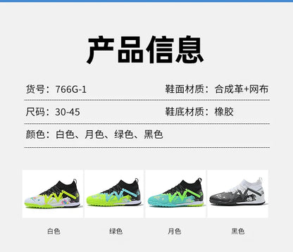 Men New TF Football Boots Society Indoor Original Top Quality Non Slip Male Soccer Shoes Sneakers Ultralight Breathable Ankle