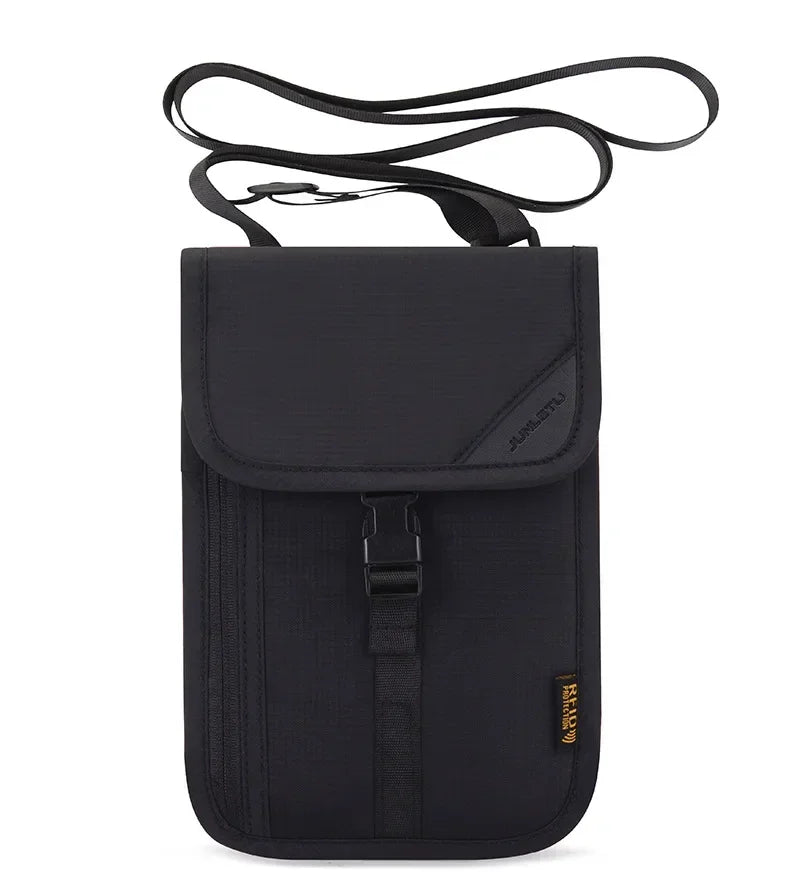 Multifunction Anti-theft Wallet Hidden Travel Neck Pouch Passport Cover Cards Holder ID Card Holder for Men Women Travel