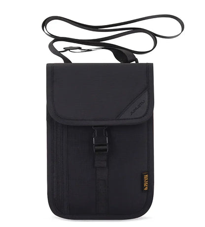 Multifunction Anti-theft Wallet Hidden Travel Neck Pouch Passport Cover Cards Holder ID Card Holder for Men Women Travel