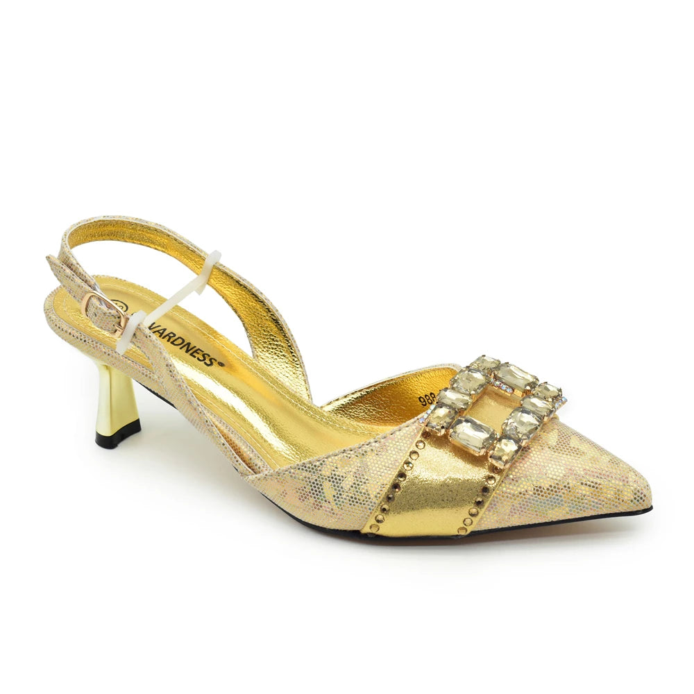 New Arrival Women Shoes and Bags To Match Set Italy Lady Pointed Toe Shoes Sexy Wedding Party Sandals Rhinestone Women Pumps
