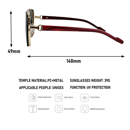 UV400 Protection Square Sunglasses Women Trendy Beach Vacation Brand Design Wooden Vintage Retro Sunglass Men Fashion Glasses