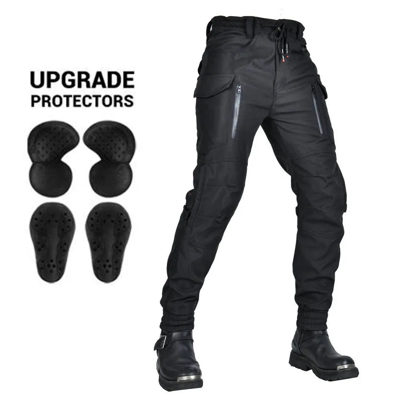 Motorcycle Riding Jeans Pants Waterproof reflective Soft Casual Inset Gear Wear-resistant Protective Layer On Hips And Knees