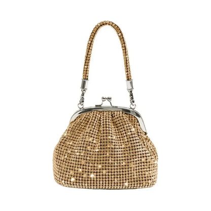 Fashion Rhinestones Evening Bag Portable Clutch Bag Casual Mini Purse Crystal Handbags Party for Women