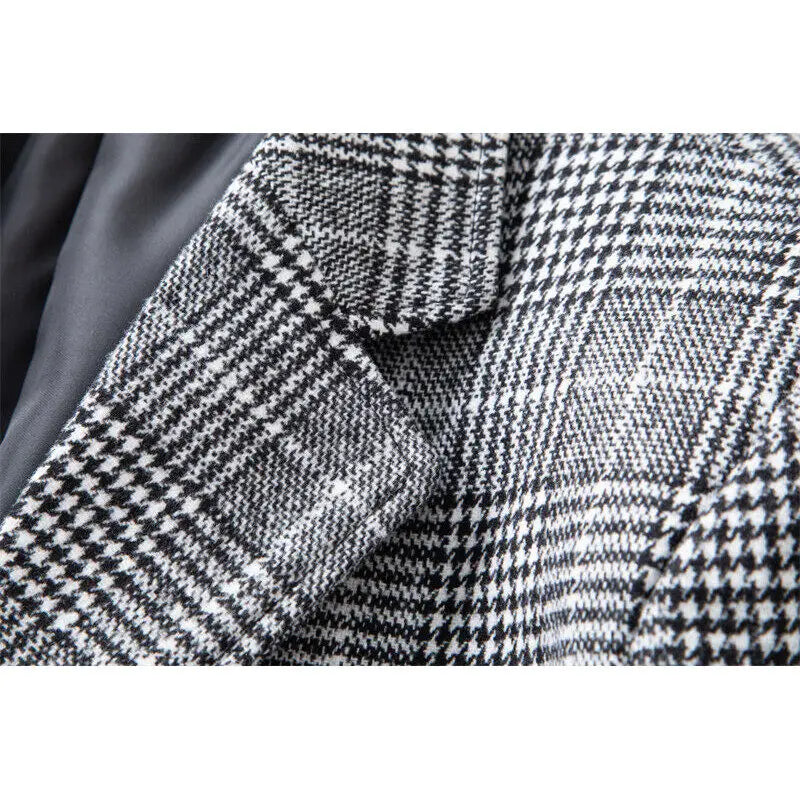 2025 New Business Dinner Gentleman Slim Gentleman Group Dress Fashion Men British Style Dress Best Man Plaid Plaid Plaid Blazer