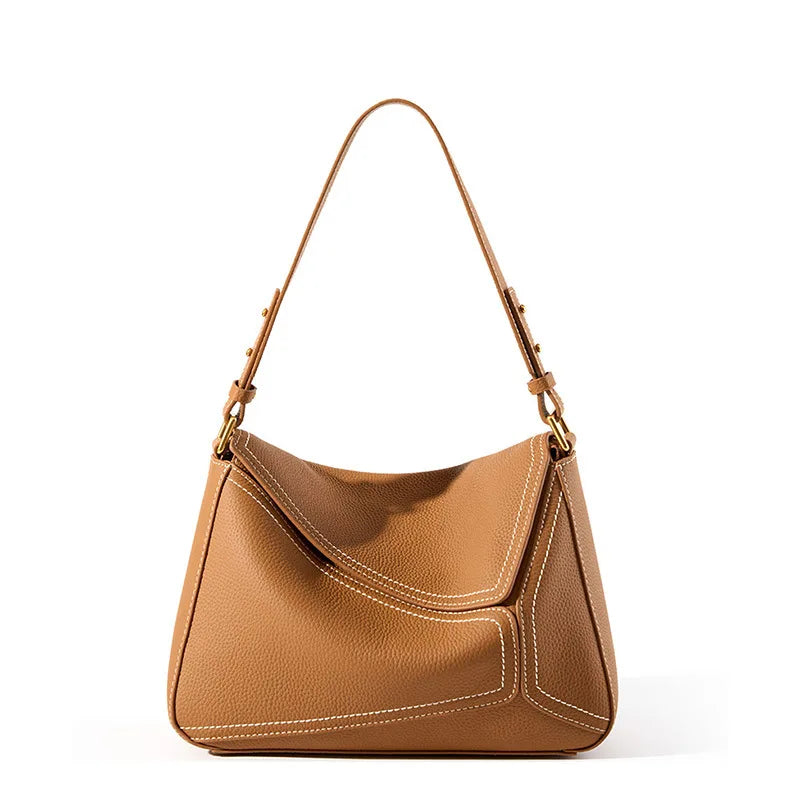 luxury handbags female crossbody bags Vintage Genuine leather women shoulder bag Large capacity soft leather cowhide fashion bag