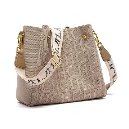 Fashion Party Multifunctional Occasion Handbag Classic Retro New Solid Color Letter Design Women's Shoulder Bag