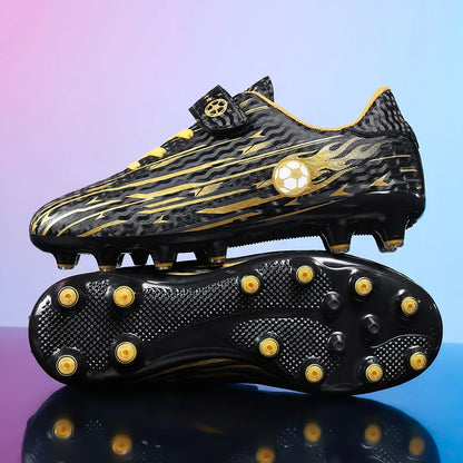 Kids Youth Soccer Shoes Boys Girls Football Cleats TF FG Training Sneakers Non-Slip Grass Artificial Grass Sport Boots