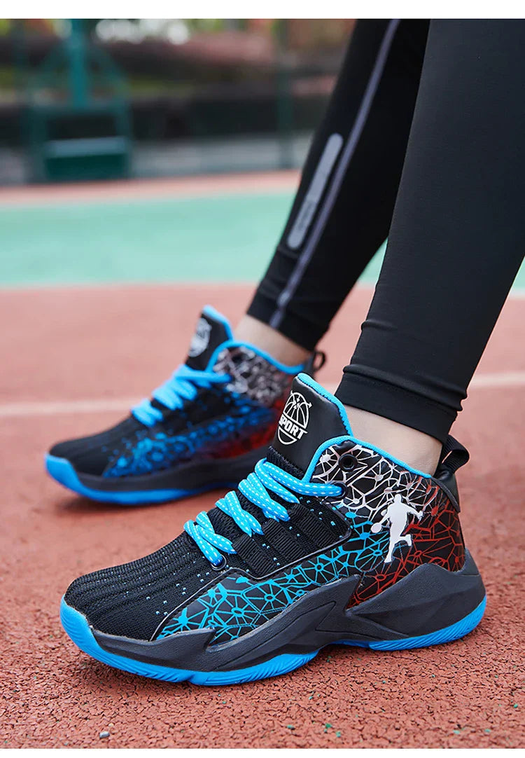 2026 Kids Sneakers Boys Basketball Shoes Children's Casual Shoes Outdoor Training Running Sneakers Child Non-slip Comfortable 8
