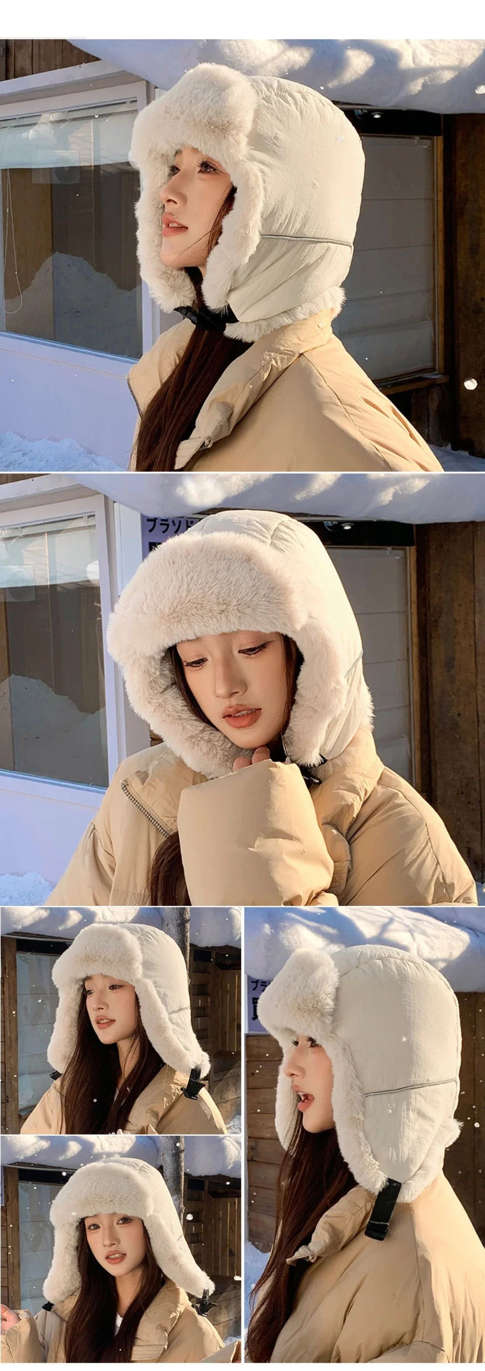 Russian Hat Ushanka Men Women New Thick Warm Winter Fur Hat Windproof Snow Ski Trapper Earflap Cap Male Female Bomber Hat