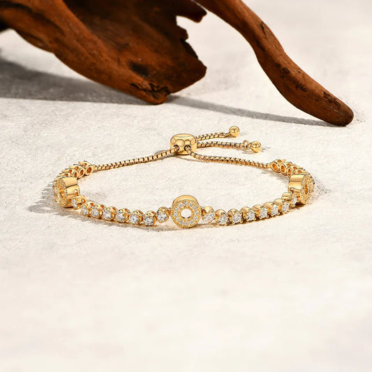 DVVS1 Bracelet de tennis réglable en moissanite S925 en argent sterling pour femmes, cadeaux de bijoux de fête de fiançailles 24 cm