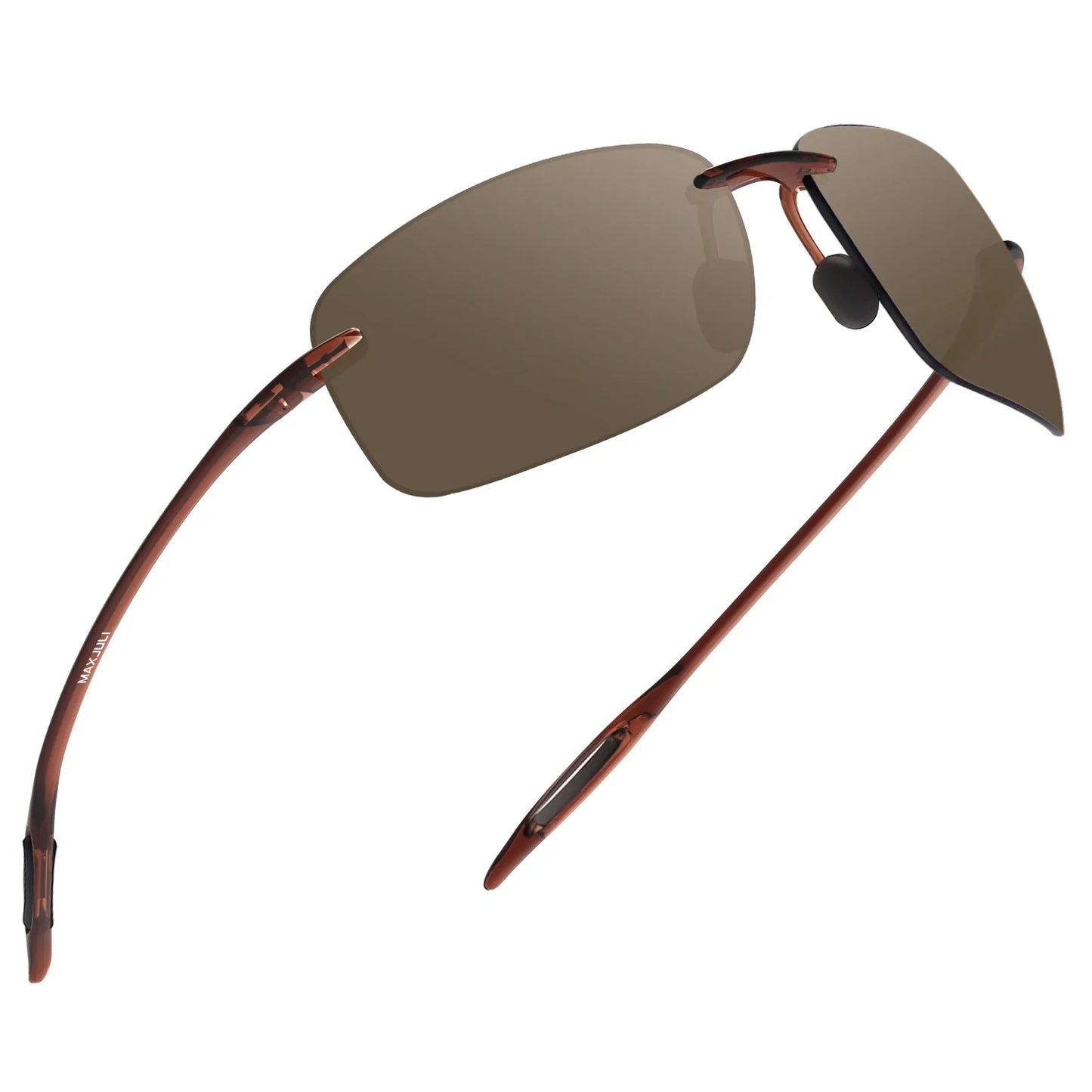 Sports Sunglasses for Men Women Tr90 Rimless Frame for Running Fishing Golf Driving MJ8009