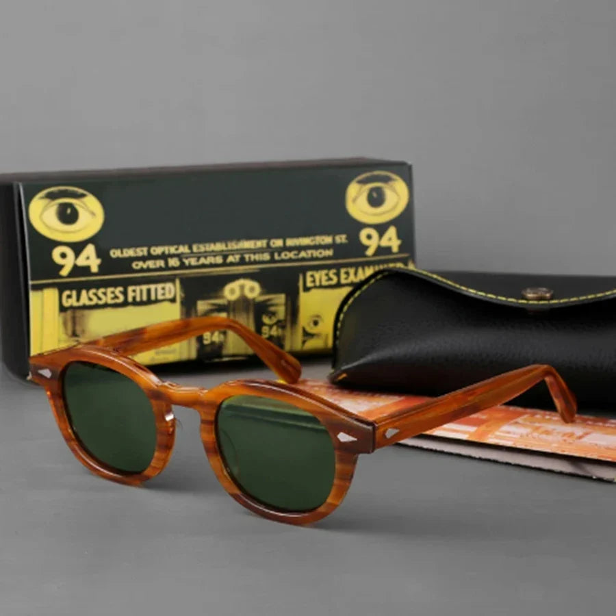 Polarized Sunglasses Men Women UV400 Acetate Frame Johnny Depp Lemtosh Style Sun Glasses Brand Retro For Male Eyeglasses
