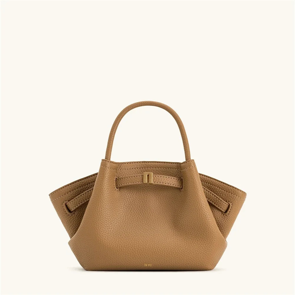 Women's Dumpling Bag Large Capacity Tote Handbag, Trendy Shoulder Bag Light Luxury Soft Leather Casual Daily Crossbody