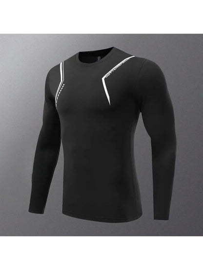 Fashion autumn t-shirts outdoor sports long sleeve running fitness breathable base shirt polka dot basketball shirt